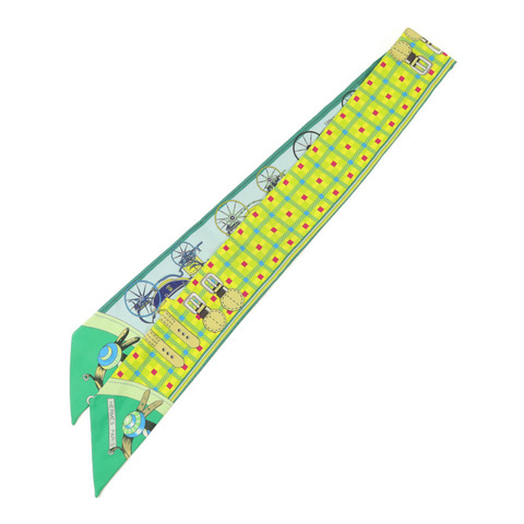 HERMES 絲質Twilly絲巾