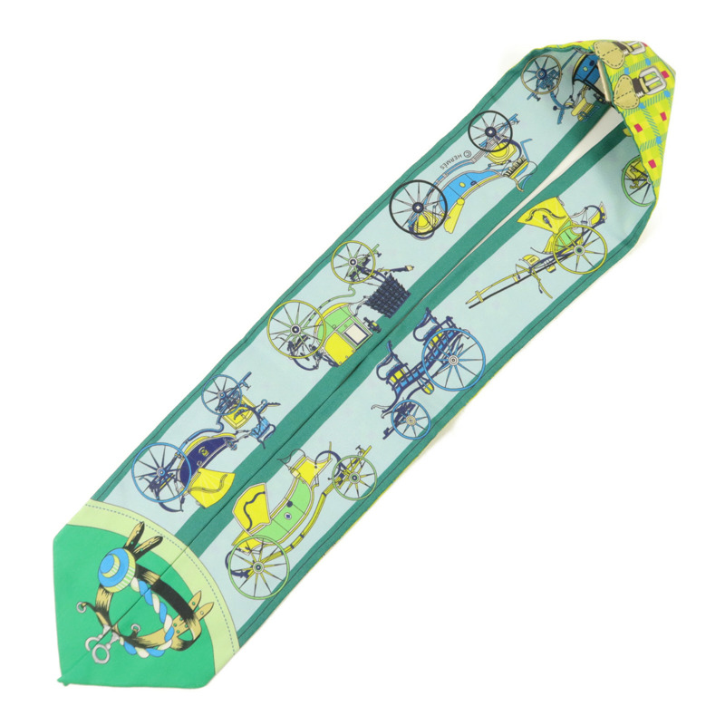 HERMES 絲質Twilly絲巾-2