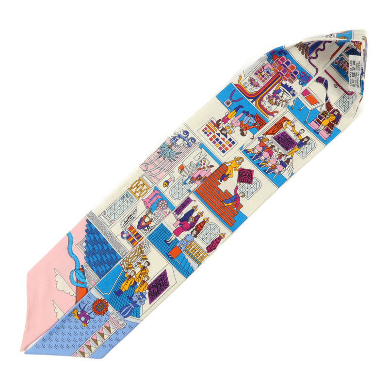HERMES 絲質Twilly絲巾-2