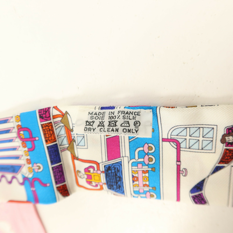 HERMES 絲質Twilly絲巾-6