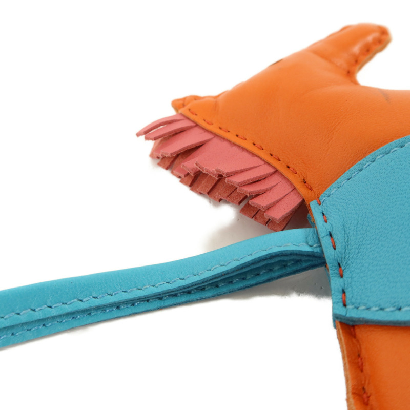 HERMES Milo皮革Rodeo MM掛飾-3