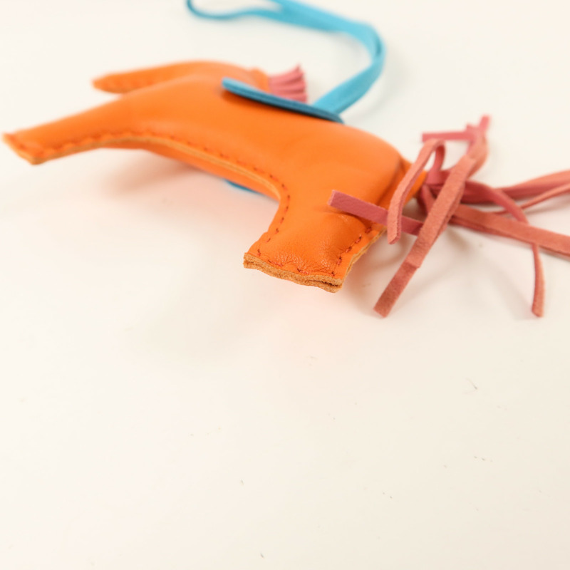 HERMES Milo皮革Rodeo MM掛飾-6