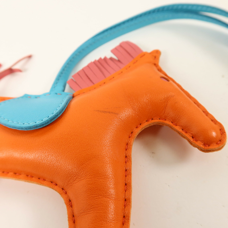 HERMES Milo皮革Rodeo MM掛飾-8