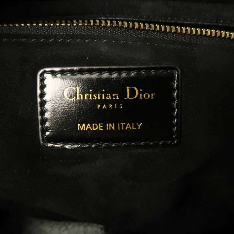 Dior 牛皮皮革Lady Dior手挽肩背兩用袋-8