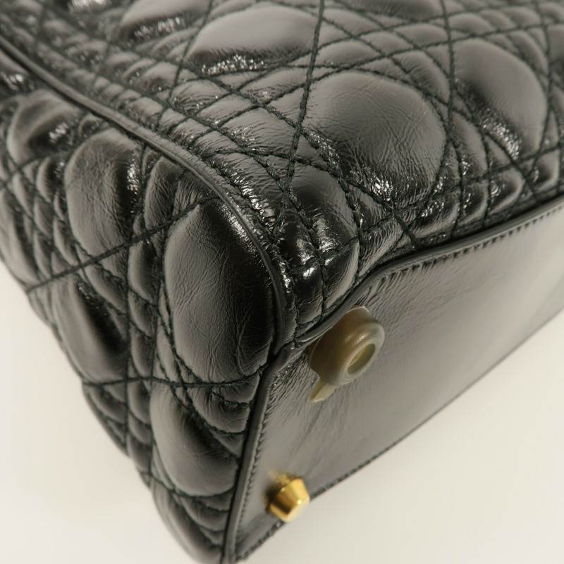 Dior 牛皮皮革Lady Dior手挽肩背兩用袋-14