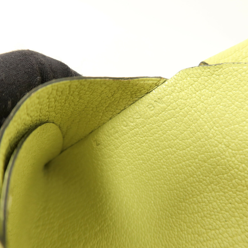 HERMES Chevre皮革Calvi Duo Card Holder卡片套Jaune Bourgeon-7
