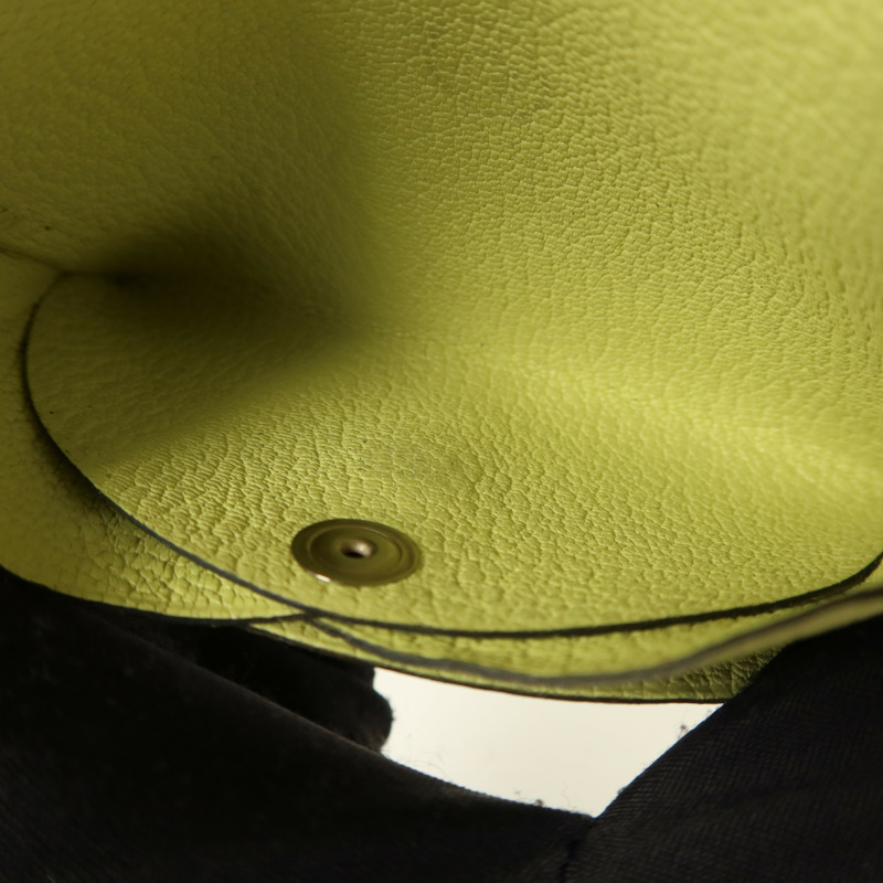 HERMES Chevre皮革Calvi Duo Card Holder卡片套Jaune Bourgeon-16
