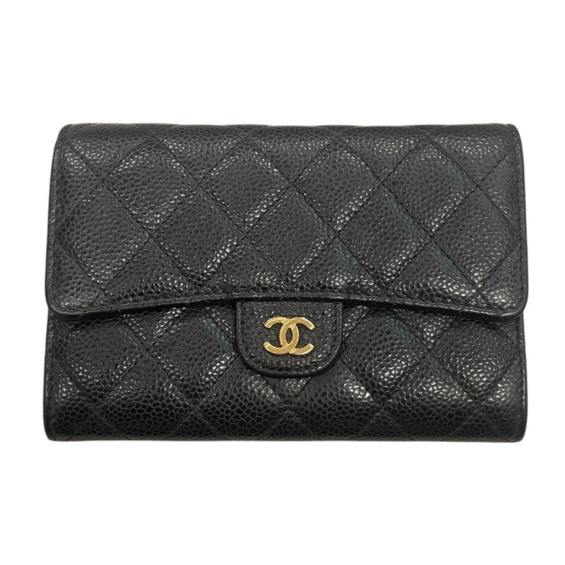 CHANEL 香奈兒 A84512 迷你WOC 荔枝皮 黑色 金釦-1