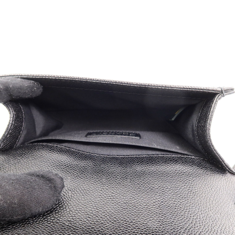 CHANEL 牛皮皮革Boy 20鏈帶肩背袋-4