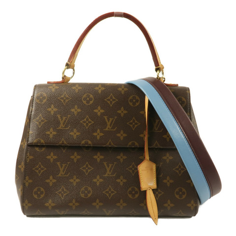 LOUIS VUITTON Monogram Cluny MM手挽肩背兩用袋