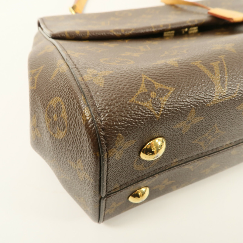LOUIS VUITTON Monogram Cluny MM手挽肩背兩用袋-11