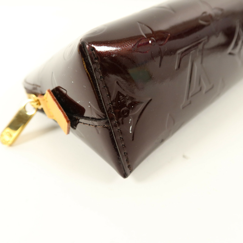 LOUIS VUITTON Monogram Vernis Cosmetic Pouch手拿包-12