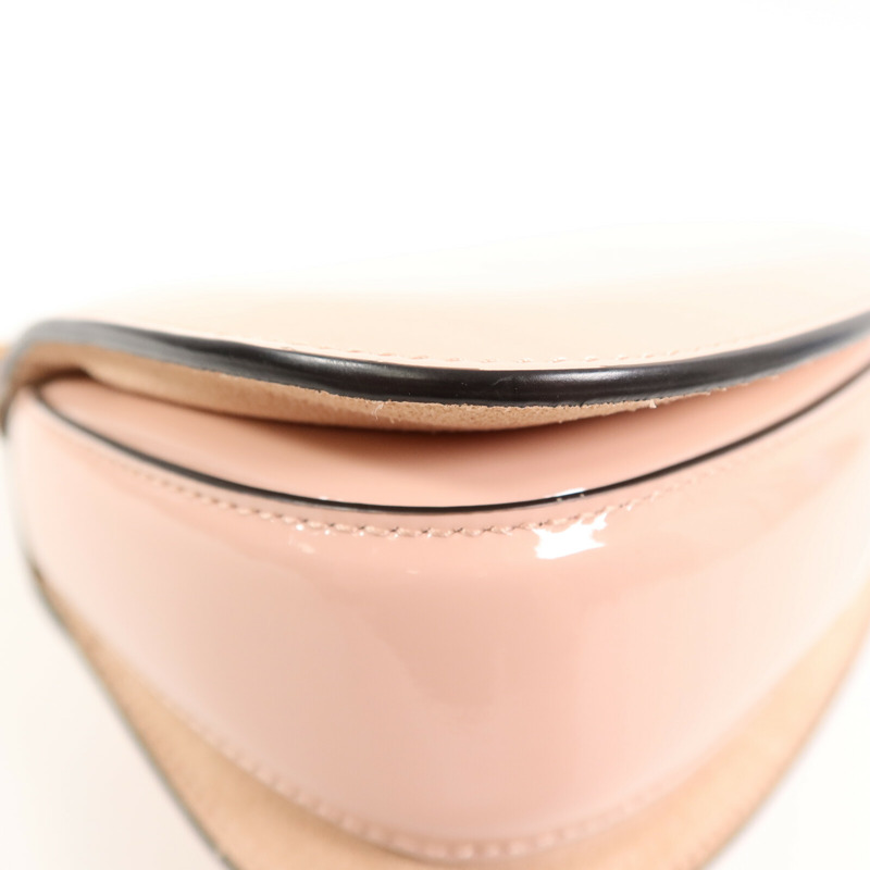 GUCCI 漆皮皮革Bamboo 1947 Mini Top Handle Bag鏈帶手挽肩背兩用袋-12