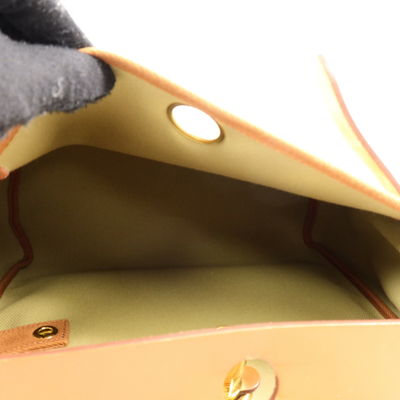 HERMES 帆布Herbag PM肩背袋Poussiere/Fauve-4