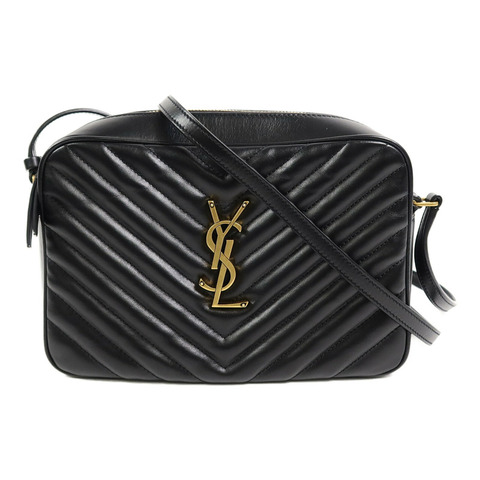 YVES SAINT LAURENT 牛皮皮革Lou Camera Bag肩背袋