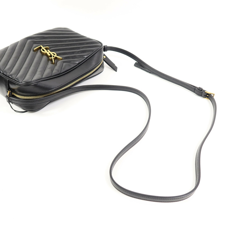 YVES SAINT LAURENT 牛皮皮革Lou Camera Bag肩背袋-8
