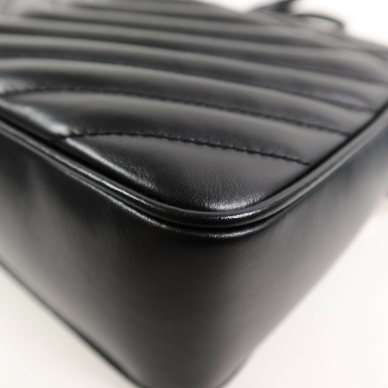 YVES SAINT LAURENT 牛皮皮革Lou Camera Bag肩背袋-13