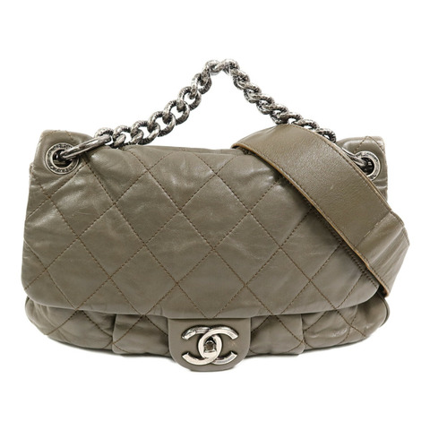 CHANEL 羊皮皮革Shoulder Bag手挽肩背兩用袋