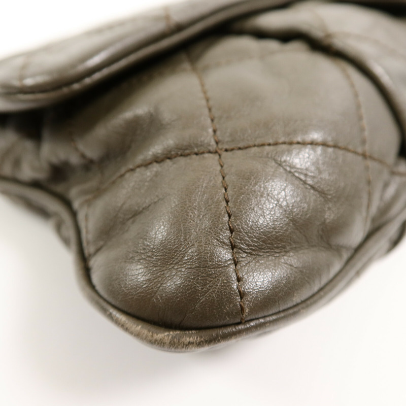 CHANEL 羊皮皮革Shoulder Bag手挽肩背兩用袋-12