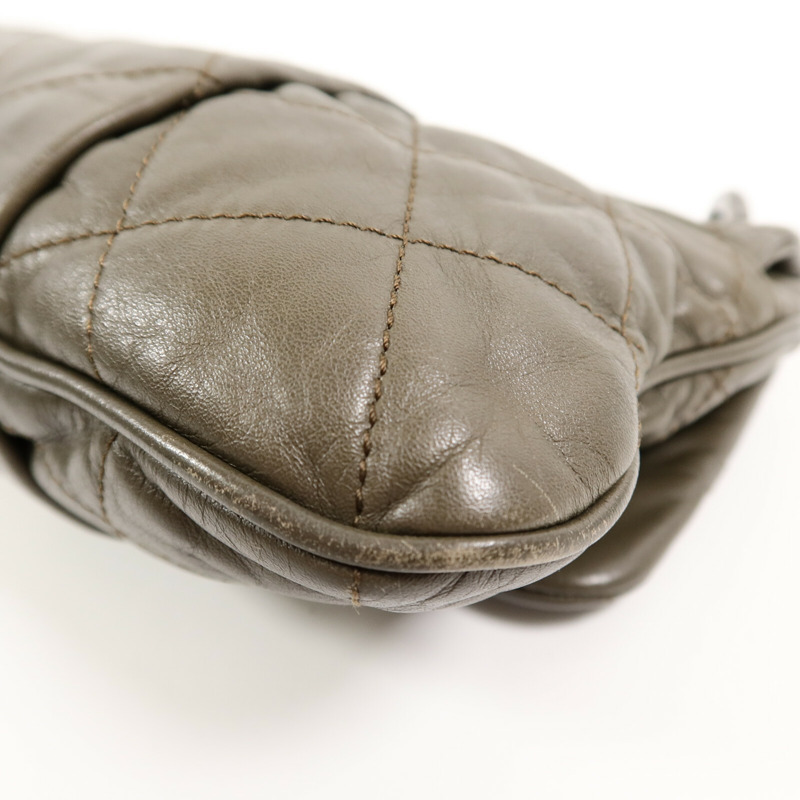 CHANEL 羊皮皮革Shoulder Bag手挽肩背兩用袋-15