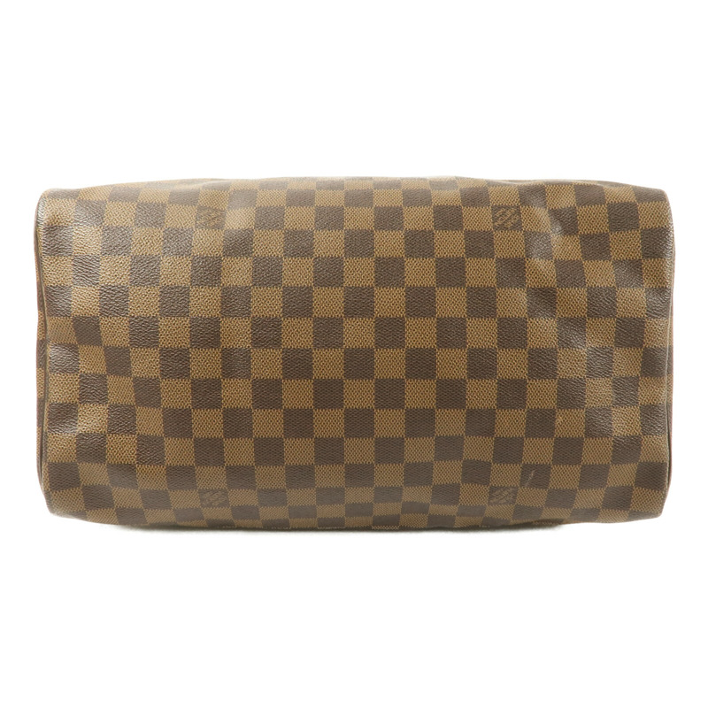 LOUIS VUITTON Damier Speedy 35手挽袋棕色-3