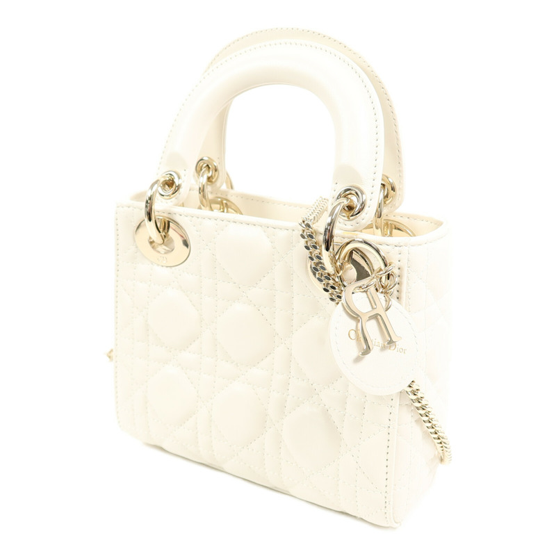 Dior 羊皮皮革Lady Dior Mini肩背袋-1