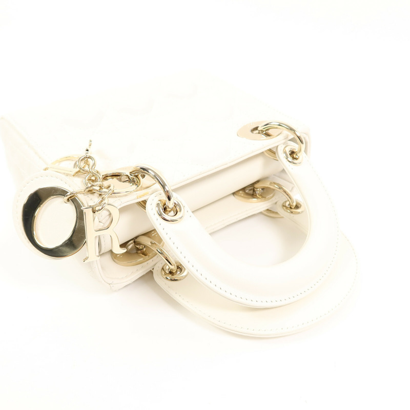 Dior 羊皮皮革Lady Dior Mini肩背袋-7