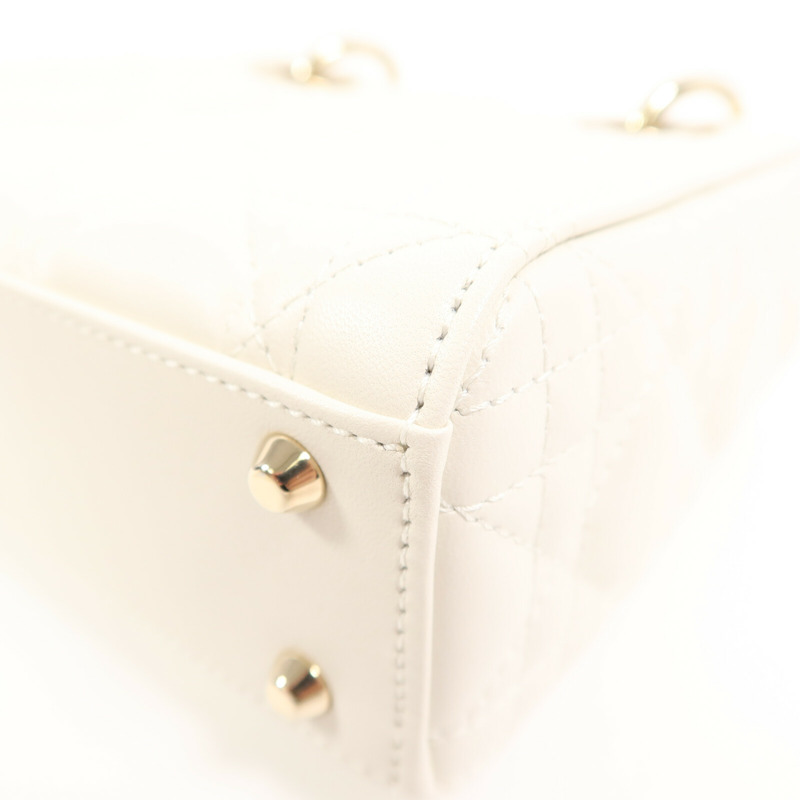 Dior 羊皮皮革Lady Dior Mini肩背袋-13