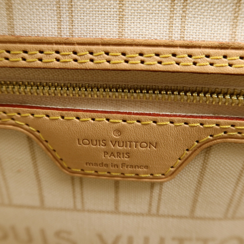 LOUIS VUITTON Damier Neverfull MM手挽袋-5