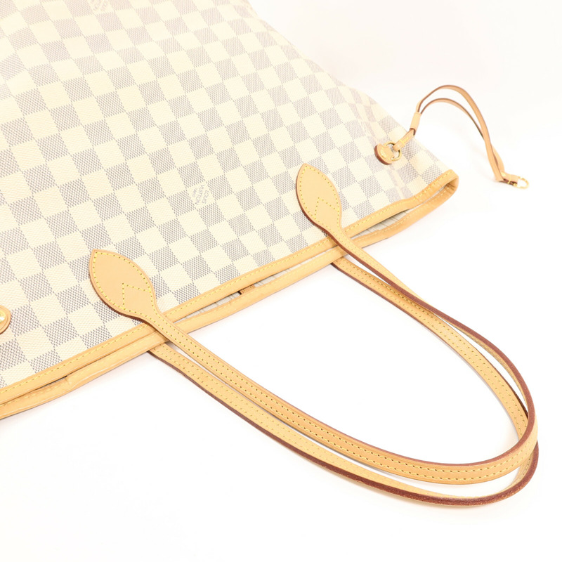 LOUIS VUITTON Damier Neverfull MM手挽袋-7