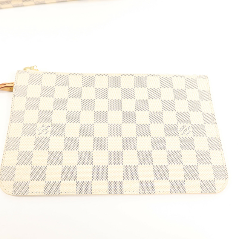 LOUIS VUITTON Damier Neverfull MM手挽袋-8