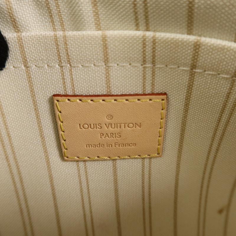LOUIS VUITTON Damier Neverfull MM手挽袋-10
