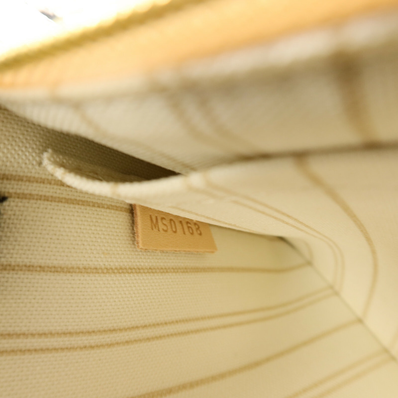 LOUIS VUITTON Damier Neverfull MM手挽袋-11