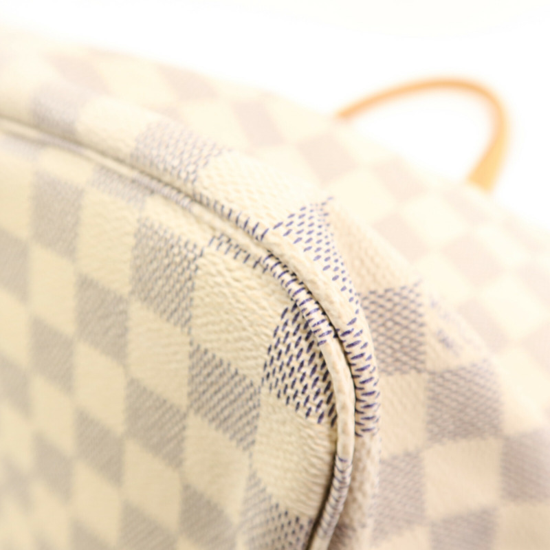LOUIS VUITTON Damier Neverfull MM手挽袋-14