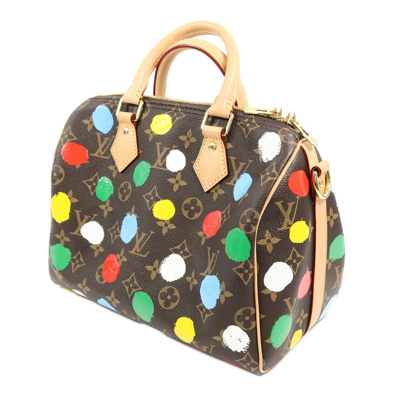LOUIS VUITTON Monogram LV x YK Speedy Bandouliere 25手挽肩背兩用袋-1