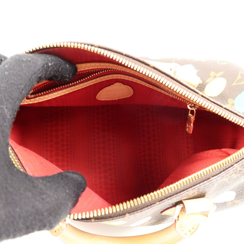 LOUIS VUITTON Monogram LV x YK Speedy Bandouliere 25手挽肩背兩用袋-4