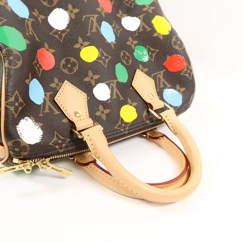 LOUIS VUITTON Monogram LV x YK Speedy Bandouliere 25手挽肩背兩用袋-7