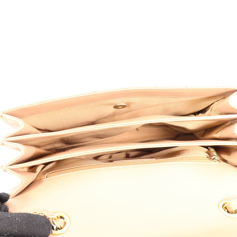 CHANEL 羊皮皮革Chain Shoulder鏈帶肩背袋-4