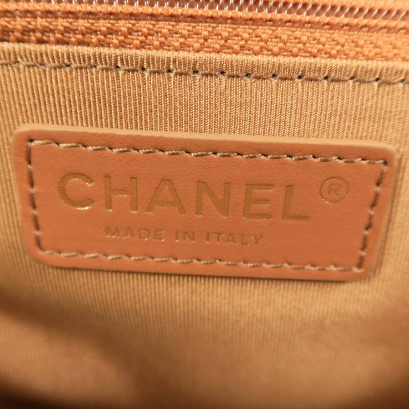 CHANEL 羊皮皮革Chain Shoulder鏈帶肩背袋-5