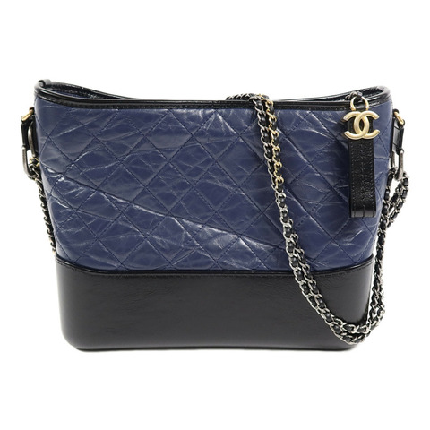 CHANEL 羊皮皮革Gabrielle Large鏈帶肩背袋