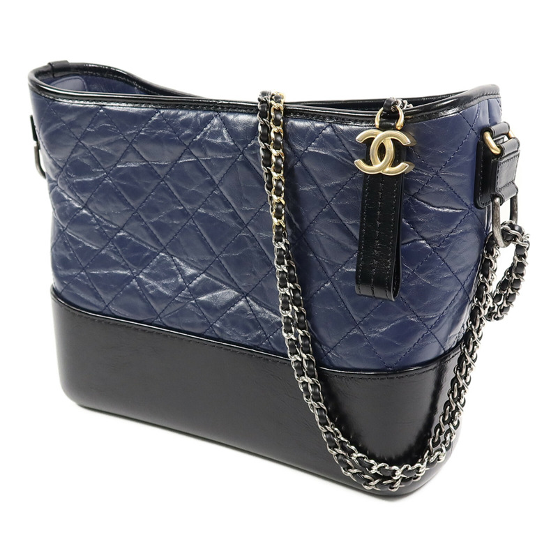 CHANEL 羊皮皮革Gabrielle Large鏈帶肩背袋-1