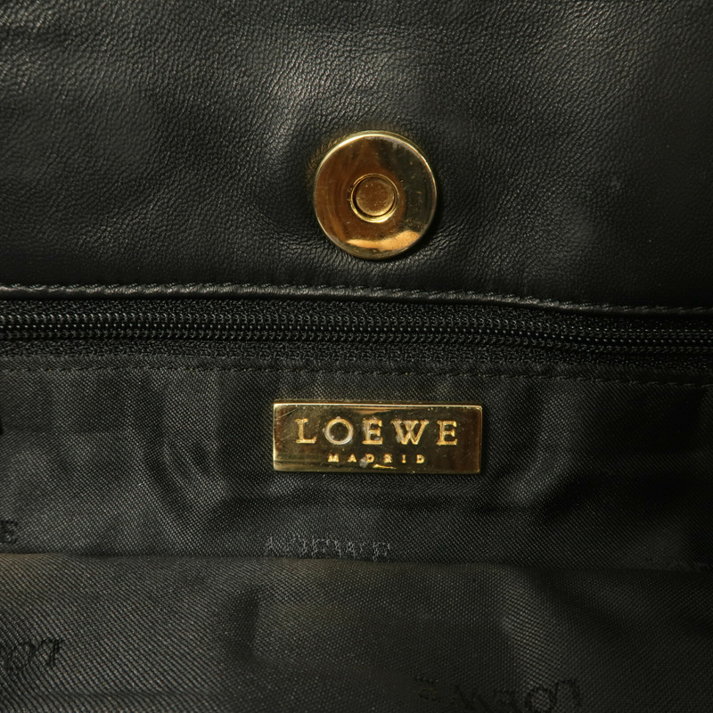 LOEWE 羊皮皮革Tote Bag手挽袋-5