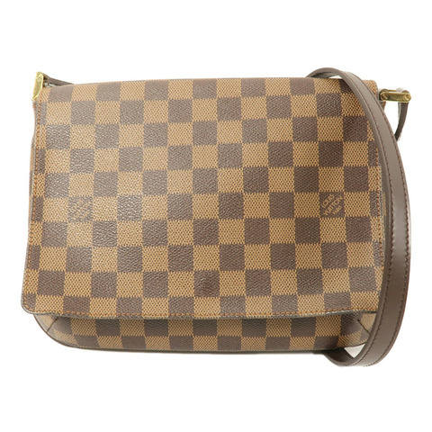 LOUIS VUITTON Damier Musette Tango肩背袋棕色