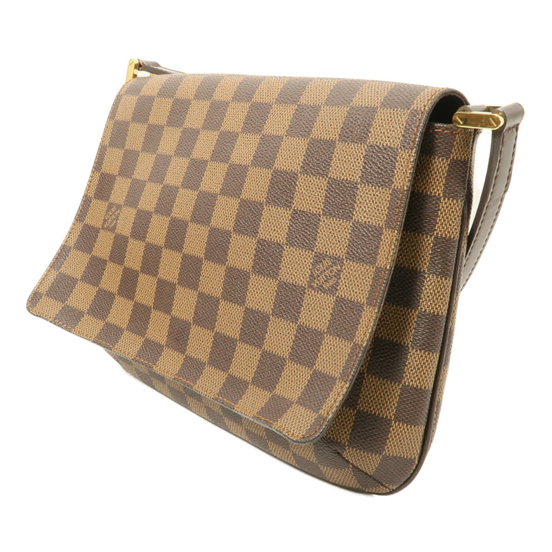LOUIS VUITTON Damier Musette Tango肩背袋棕色-2