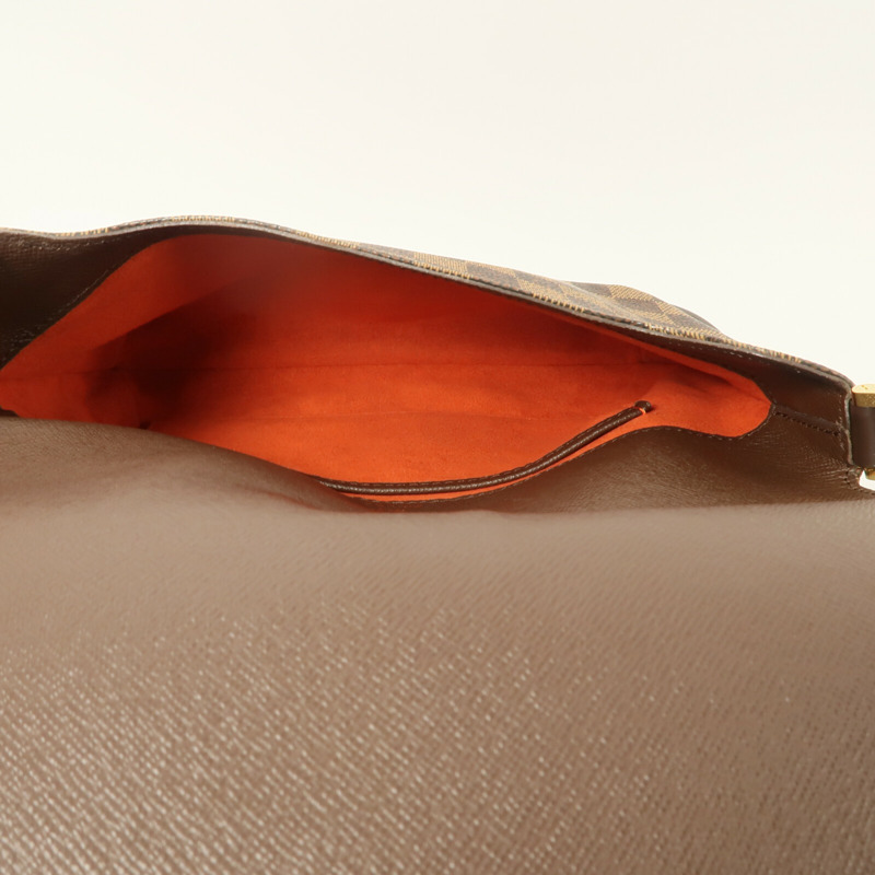 LOUIS VUITTON Damier Musette Tango肩背袋棕色-4