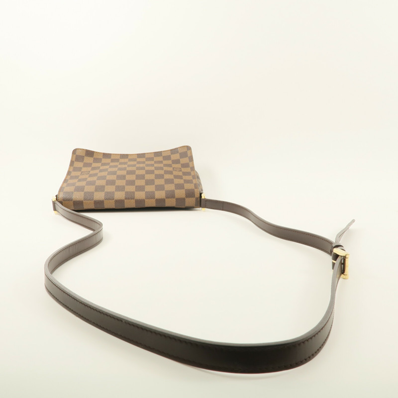 LOUIS VUITTON Damier Musette Tango肩背袋棕色-7