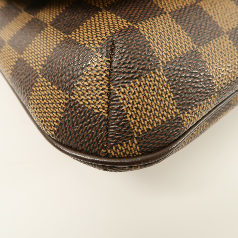 LOUIS VUITTON Damier Musette Tango肩背袋棕色-9