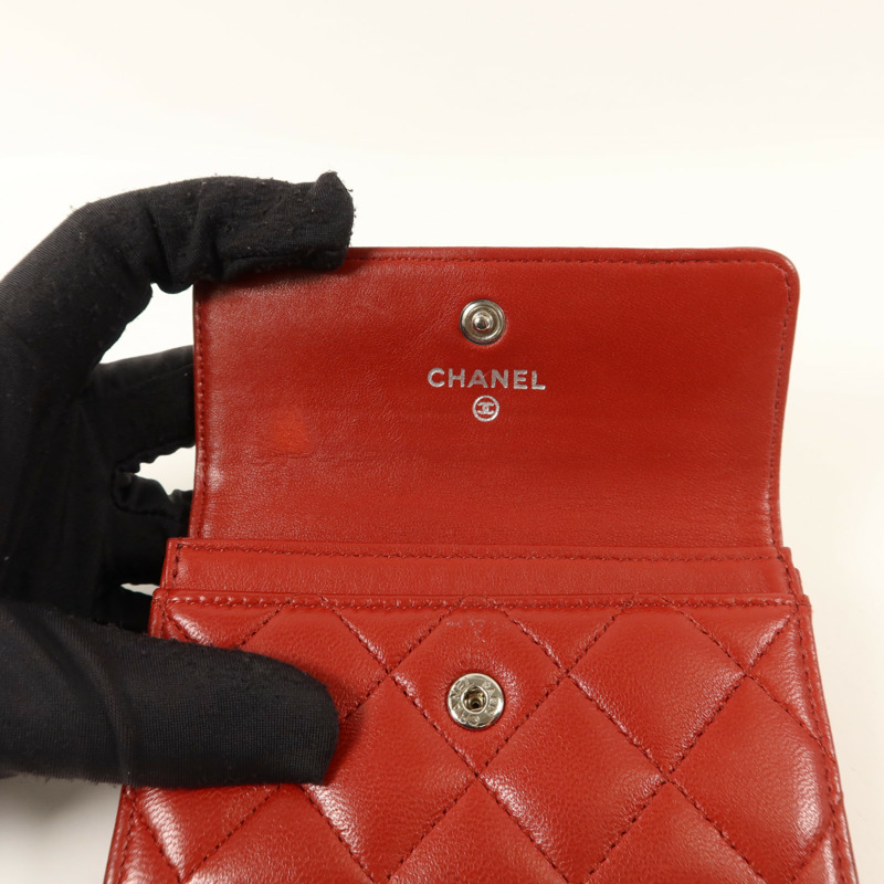 CHANEL 羊皮皮革Timeless Card Holder卡片套-10