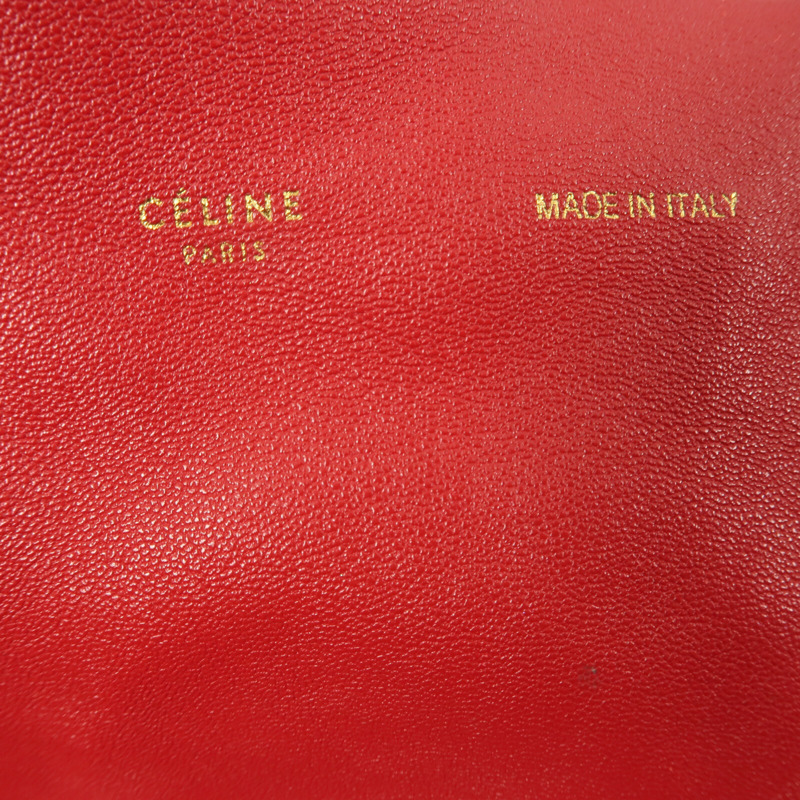 CELINE 牛皮皮革Shoulder Tote手挽袋-6