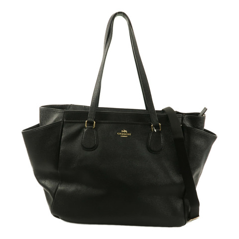 COACH 牛皮皮革2 Way Shoulder Bag手挽肩背兩用袋